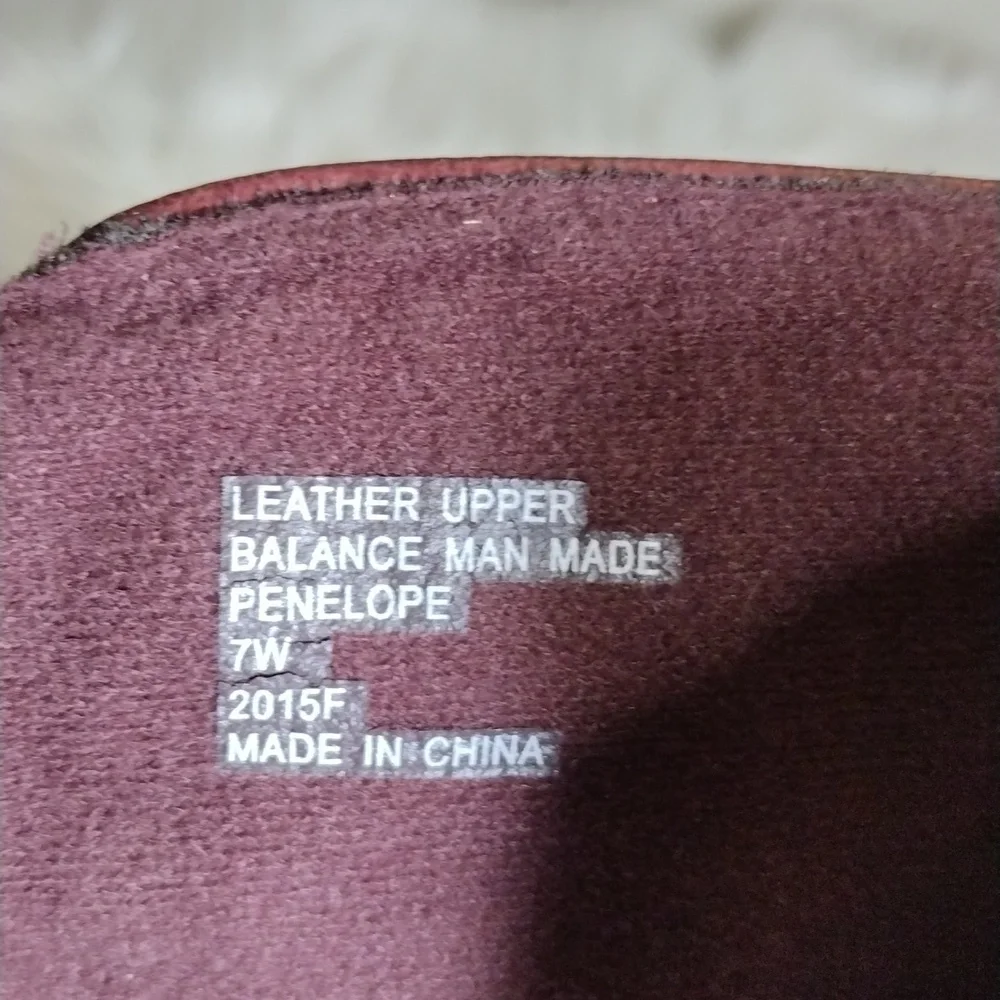 Earth Origins Penelope brown leather boots sz 7W. - Picture 10 of 15